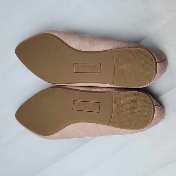 Ophelia Roe Women's Memory Foam Extra Comfort Phoebe Snake Pink Flats Size 6 NWT - Picture 8 of 10